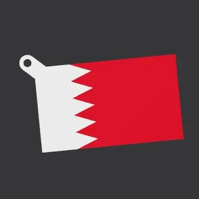 BH - Bahrain Flag keychain