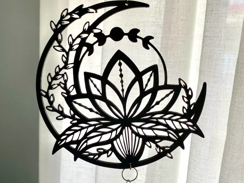 Loto on the Moon Suncatcher