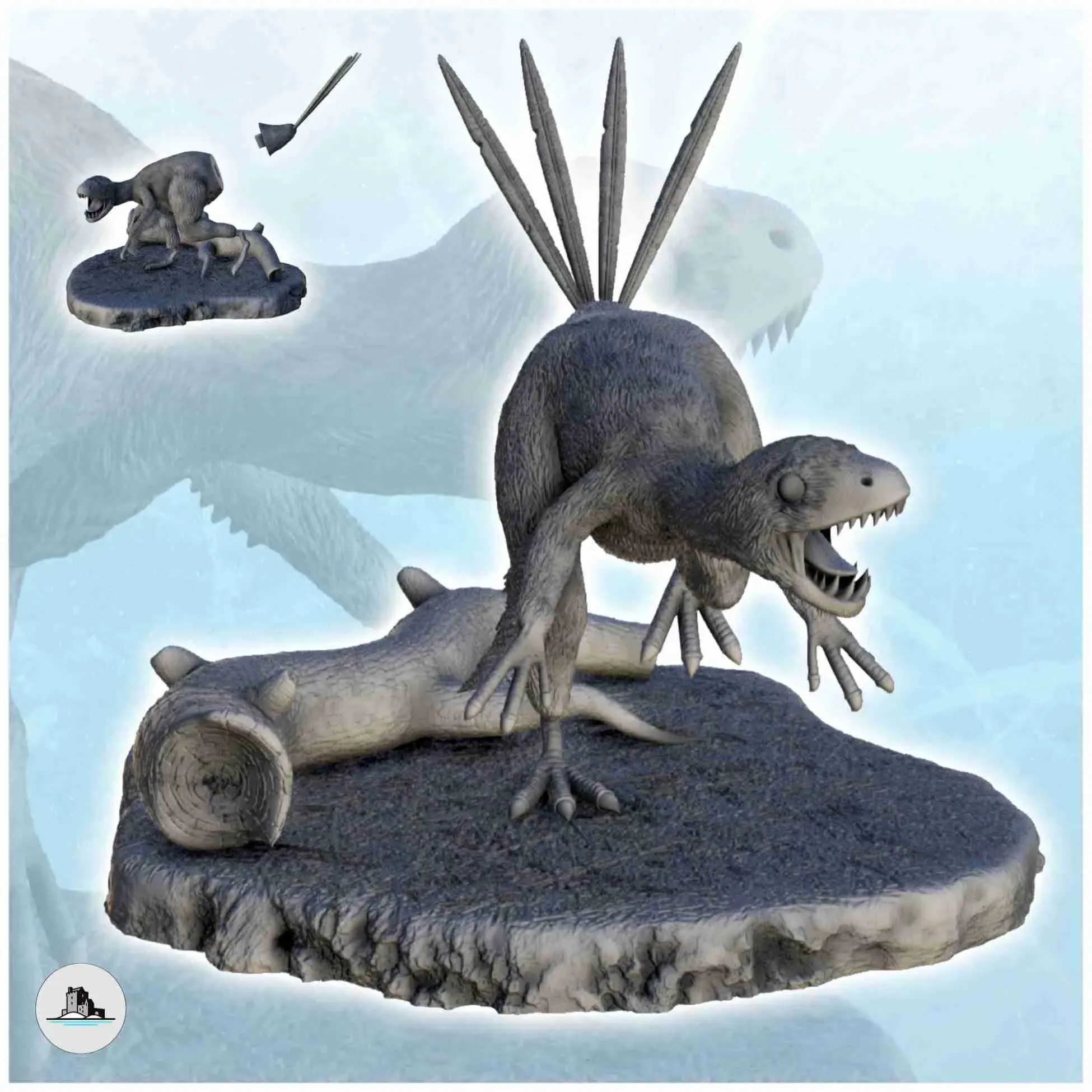 Dinosaur miniatures pack - miniatures figure statue scenery