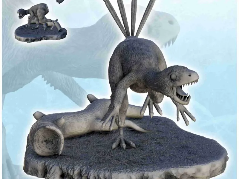 Epidexipteryx dinosaur (6) - miniaturas figura estátua scener