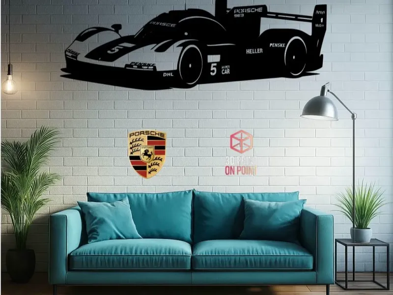 PORSCHE 963 WEC - 2D WALL ART