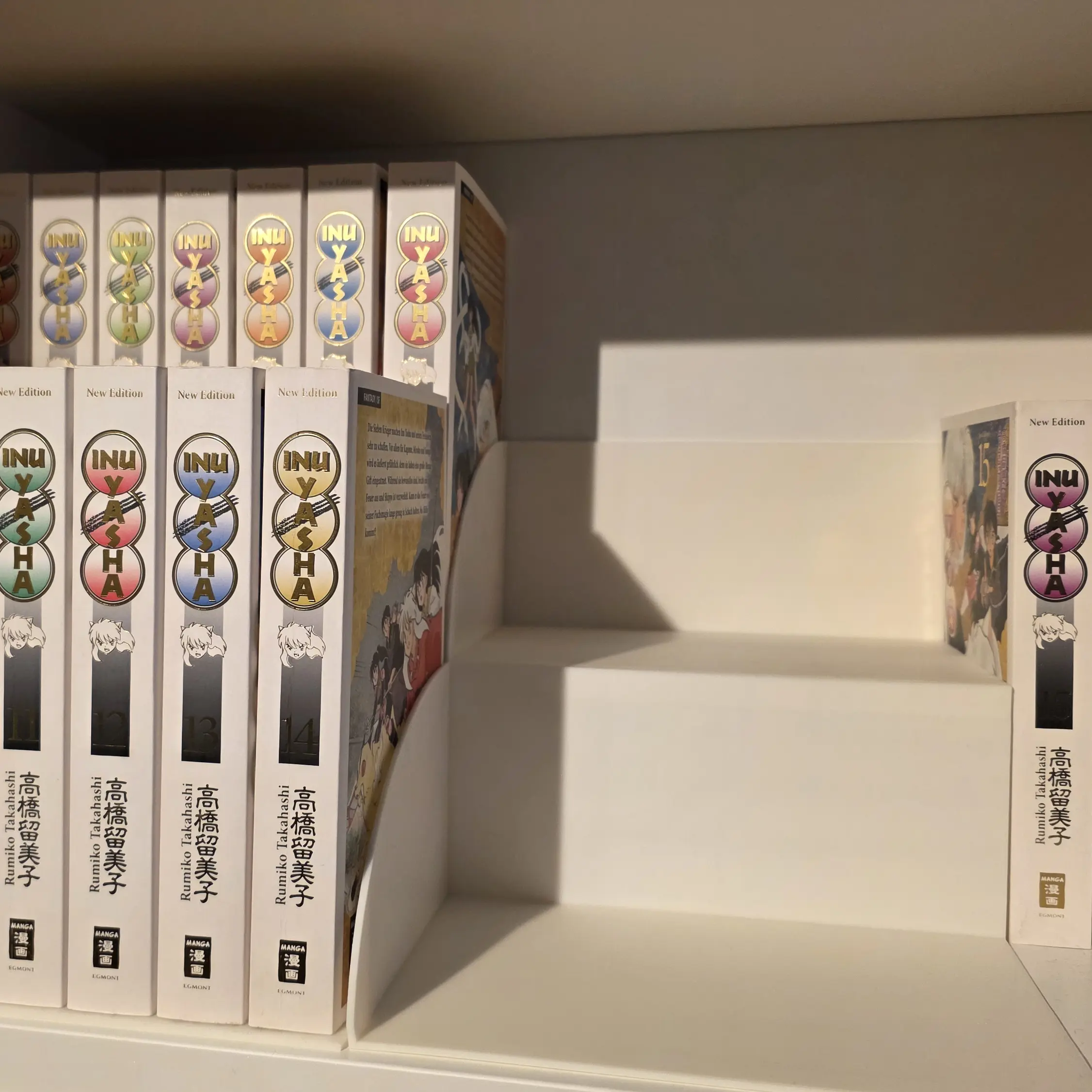 Modular book/manga riser for shelves