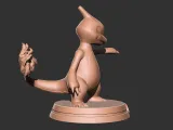 Pokemon - charmeleon 3D print model-4