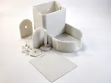 Bed and table side organiser with clamp fitting-5