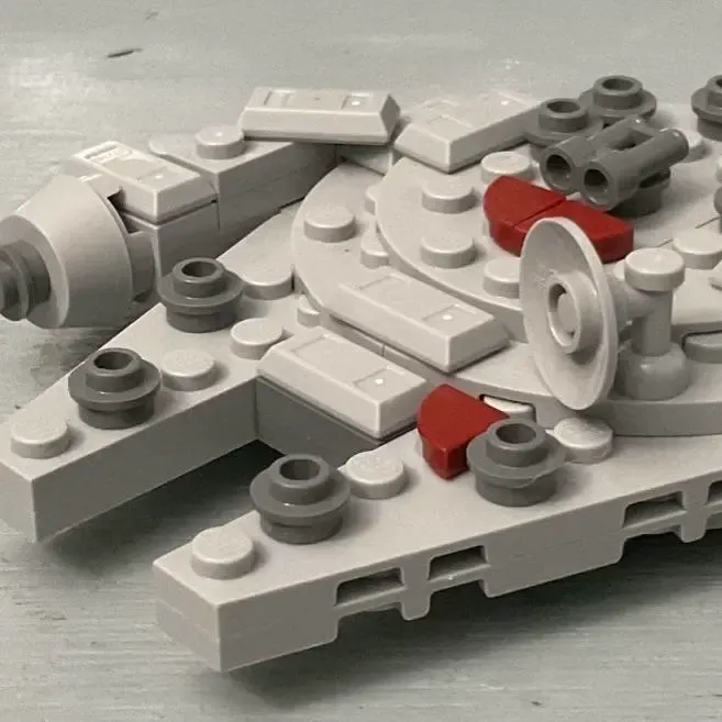 Lego 30708 moc. enlarged by 400%