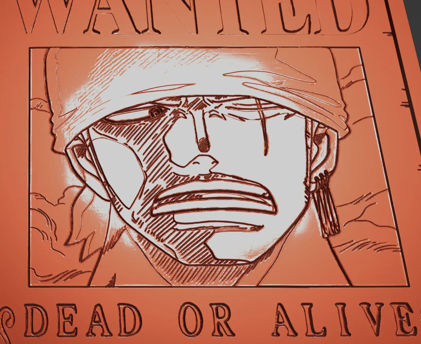 ZORO WANTED POSTER - ONE PIECE