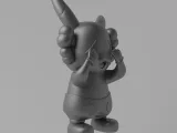 Kaws x Pikachu Art Toy Fan Art-2