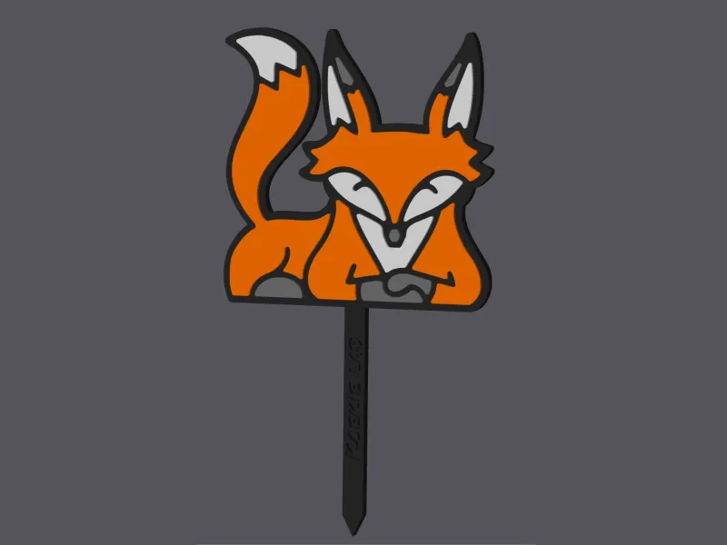 Fox - Caketopper & Cupcaketopper v2