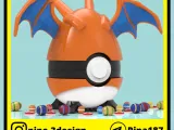 STORAGE CONTAINER - POKEBALLS CHARIZARD EASTER EGG-0