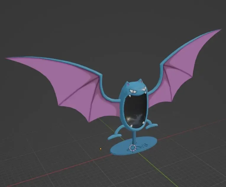 statue golbat 3d