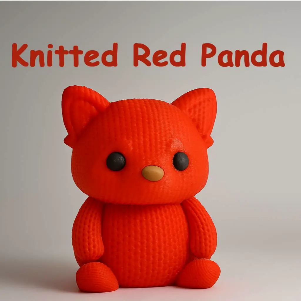 Knitted Red Panda - NO-AMS - Cute Animals