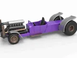 Pulling truck 2wd Hot rod with turbo V12 Scale 1:25-0