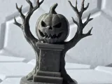 Kürbis auf Säule-0