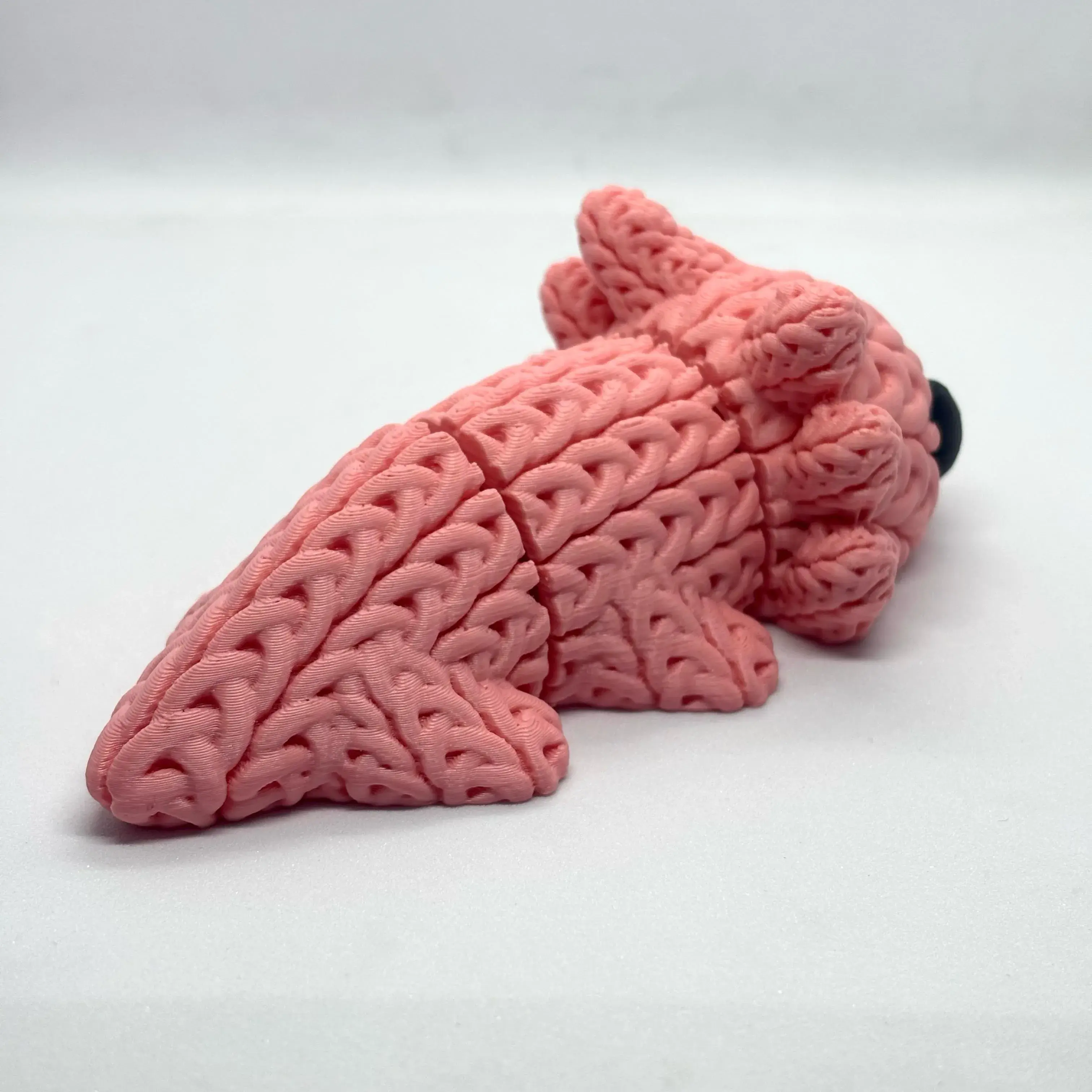 Knitted Flexi Axolotl