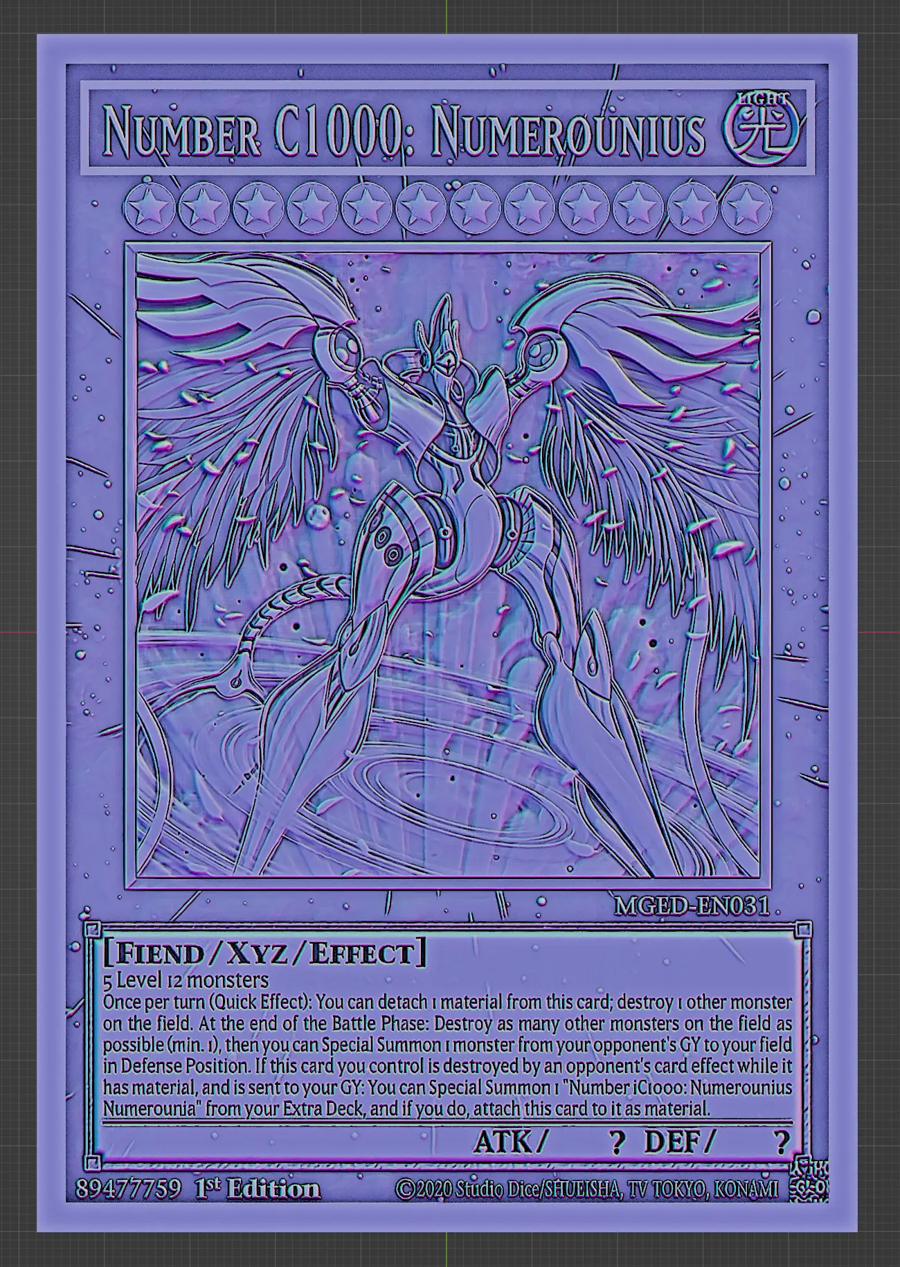 NUMMER C1000 NUMEROUNIUS - YUGIOH