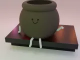 Happy Face Flower Pot-1