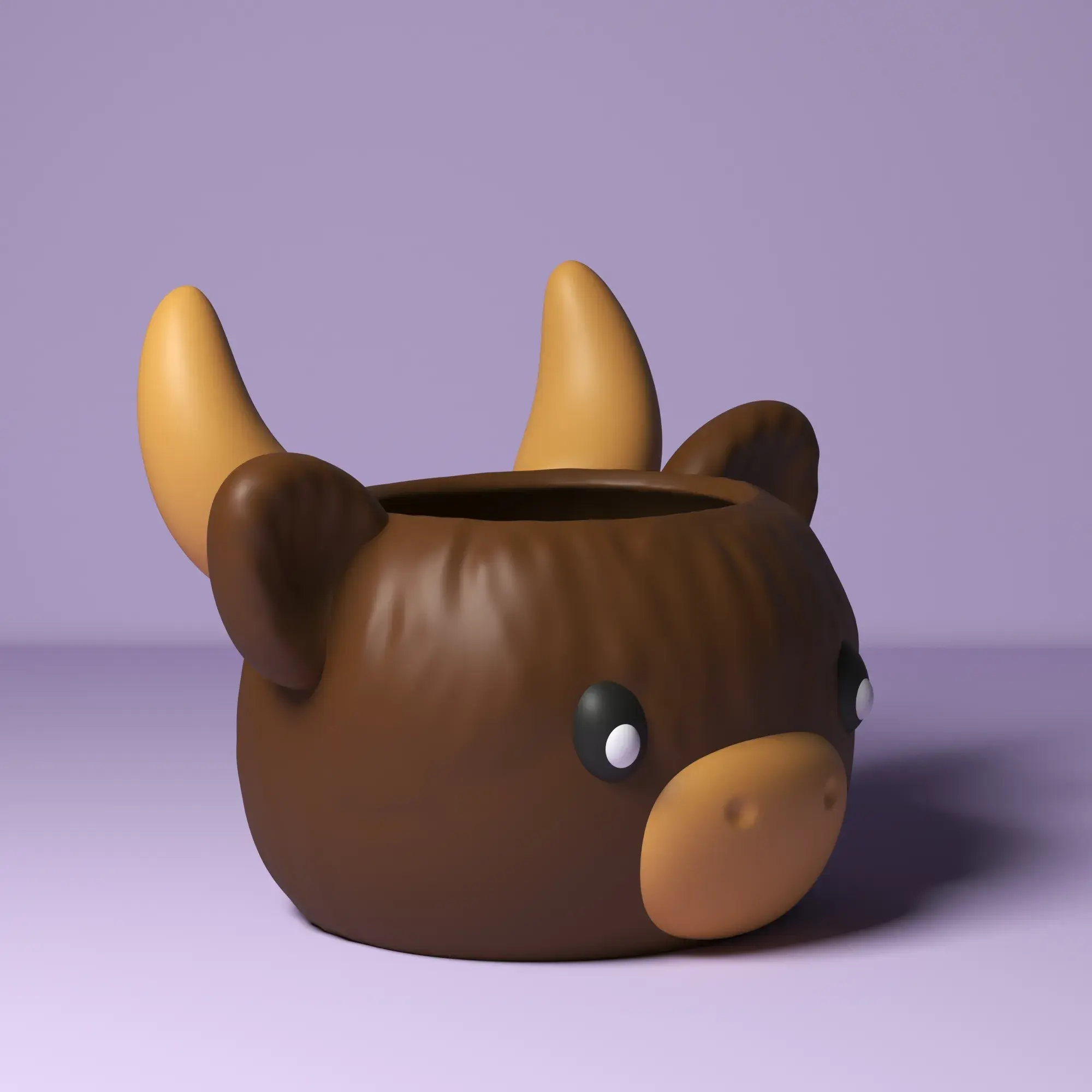 Highland Cow Planter