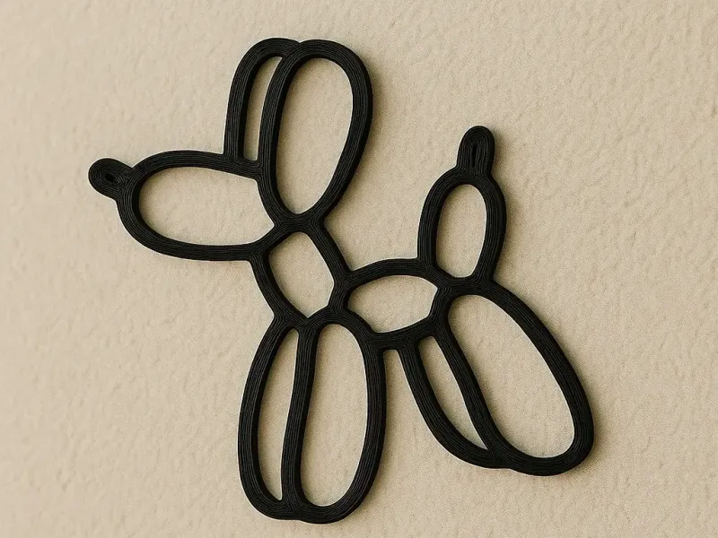 Ballon Dog Wallart