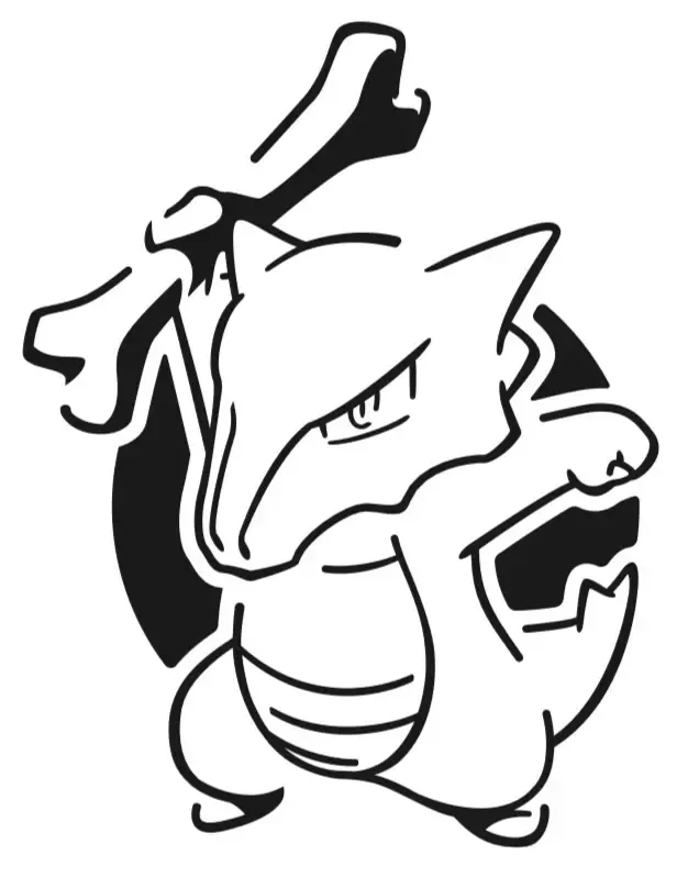 Marowak stencil
