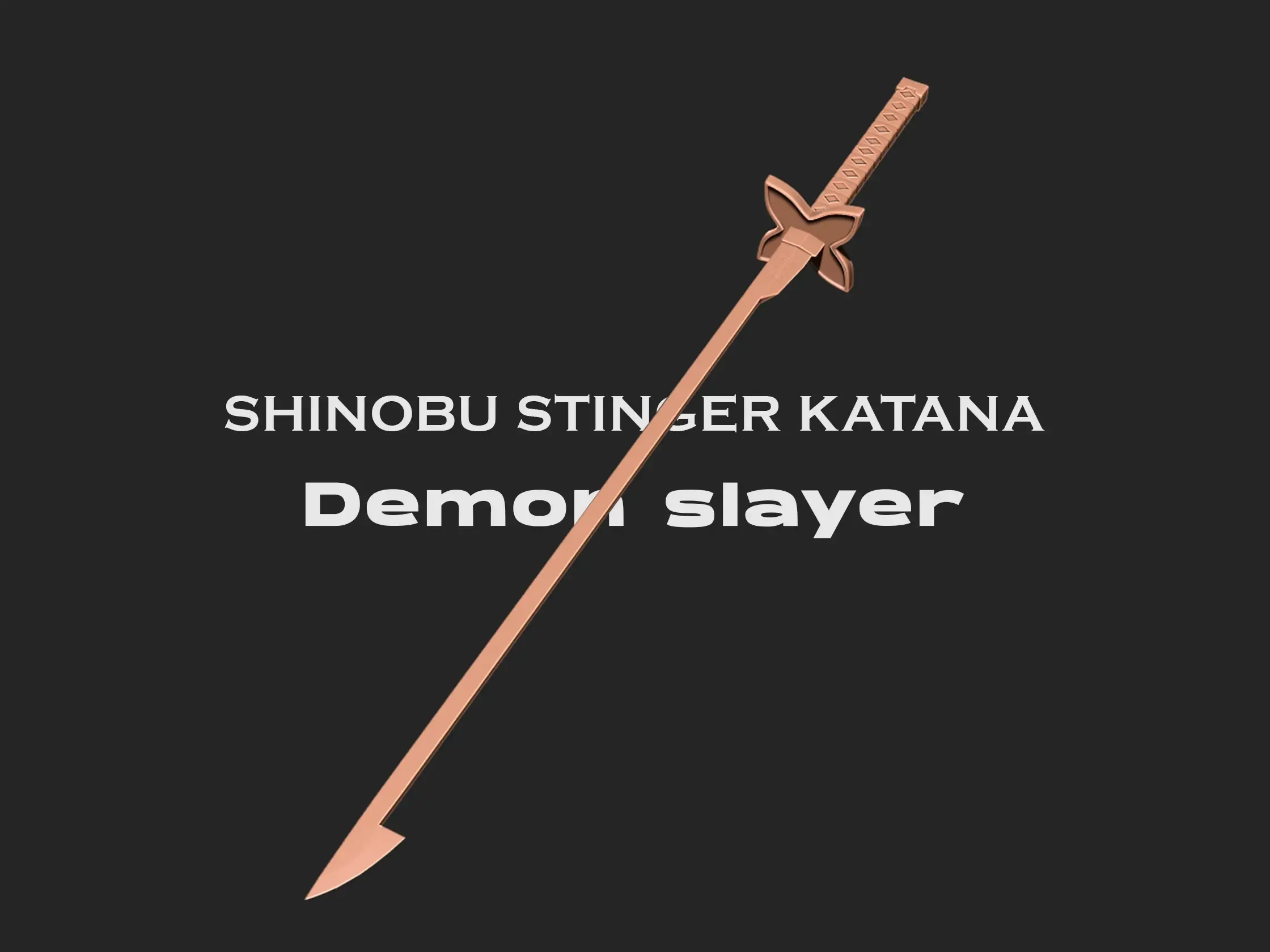 Shinobu stinger katana - Demon slayer 3D print model
