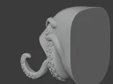 Octopus Head Wall Hanger Coat and Key Holder Hook-1