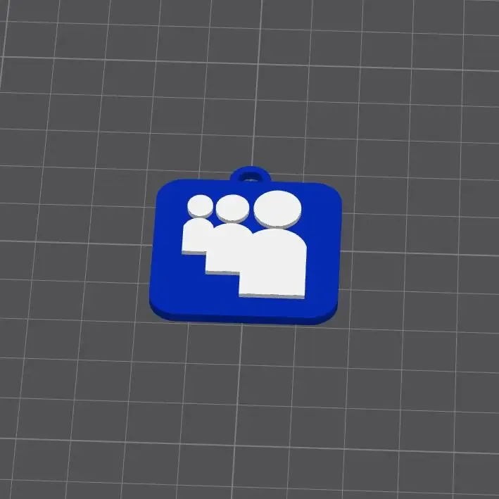 Myspace keychain