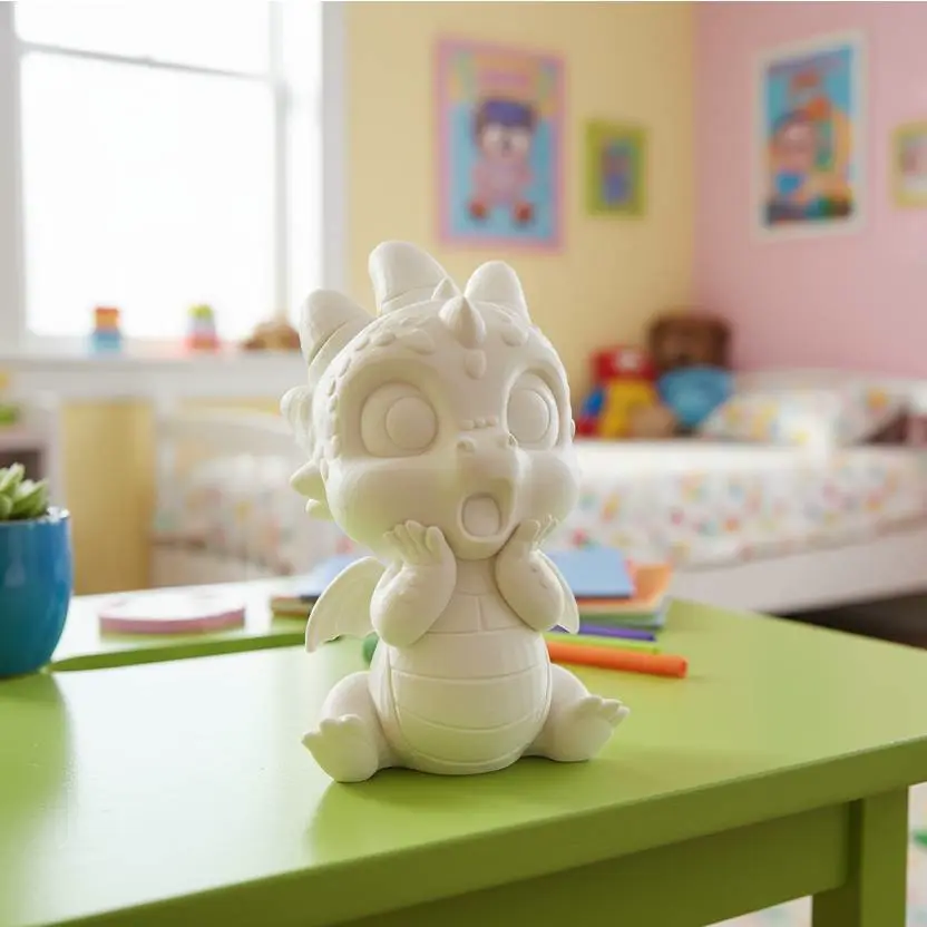 Cute suprised dragon