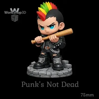 Punk's not Dead Collection - Figurka 75mm from WorkShop3D