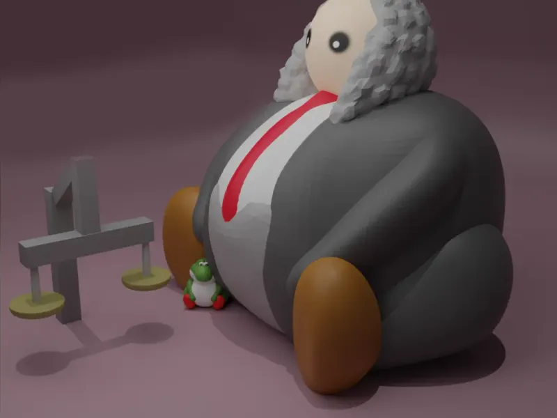 lawyer Chonk - MEME - CREALITY CLOUD EXCLUSIVE