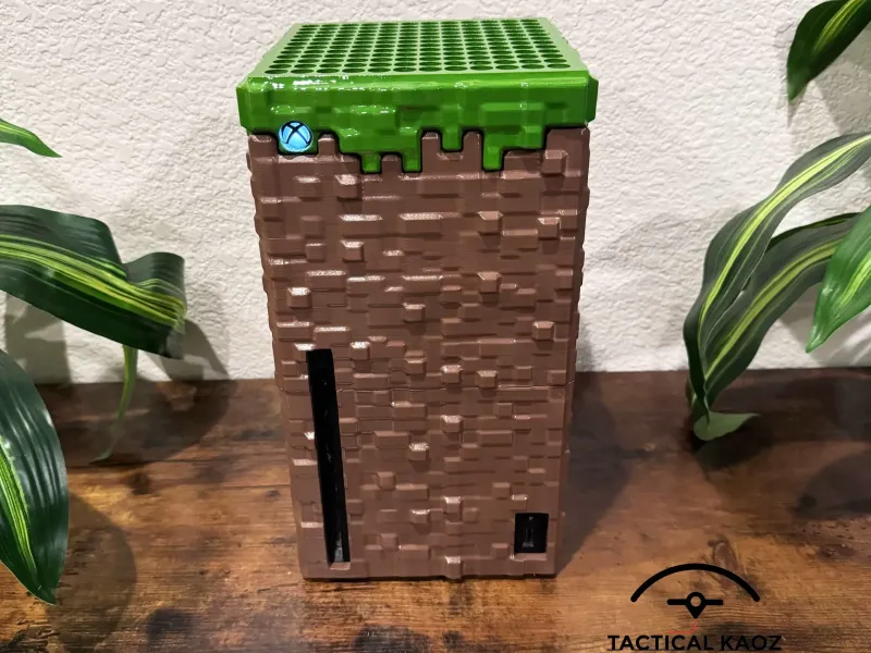 Minecraft Grass Block Xbox Series X Cover