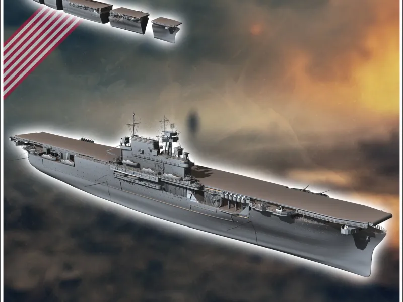 USS Yorktown (CVCVACVS-10) Porte-avions américain (E