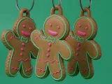 GINGERBREAD COOKIE KEYCHAIN-1
