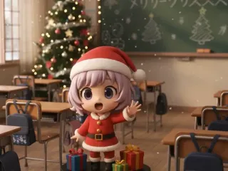 Christmas Najimi Osana Chibi | Komi Can't Communicate