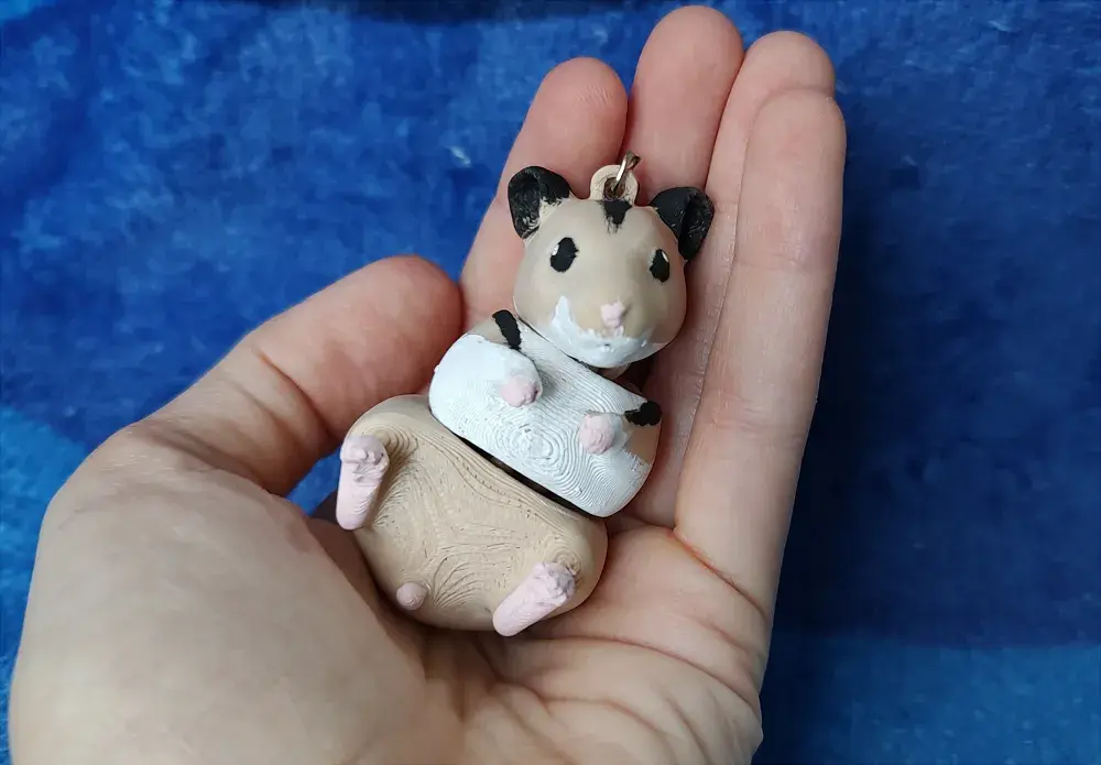 Hamster Keychain