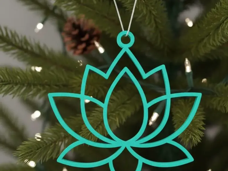 Lotus Flower FDM Ornament