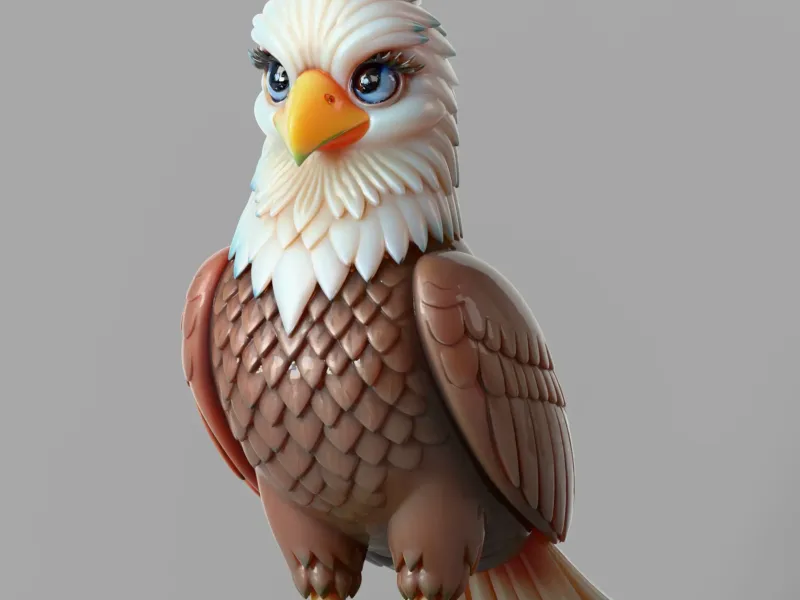 Cute Eagle Sculpture