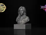 Kimiko Bust STL The Boys 3D Print Sculpture Collector Model-3