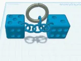 Dice keychain-0