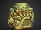 engine mug 3d model-5