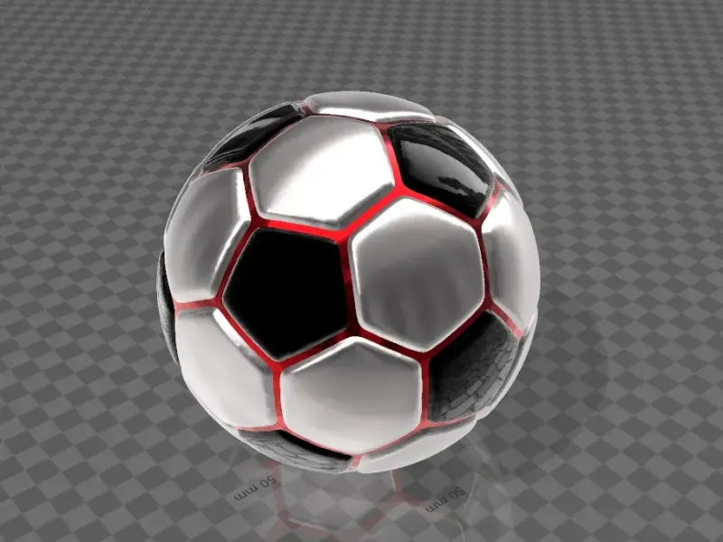 Balón de fútbol / fútbol americano, imprimible en color