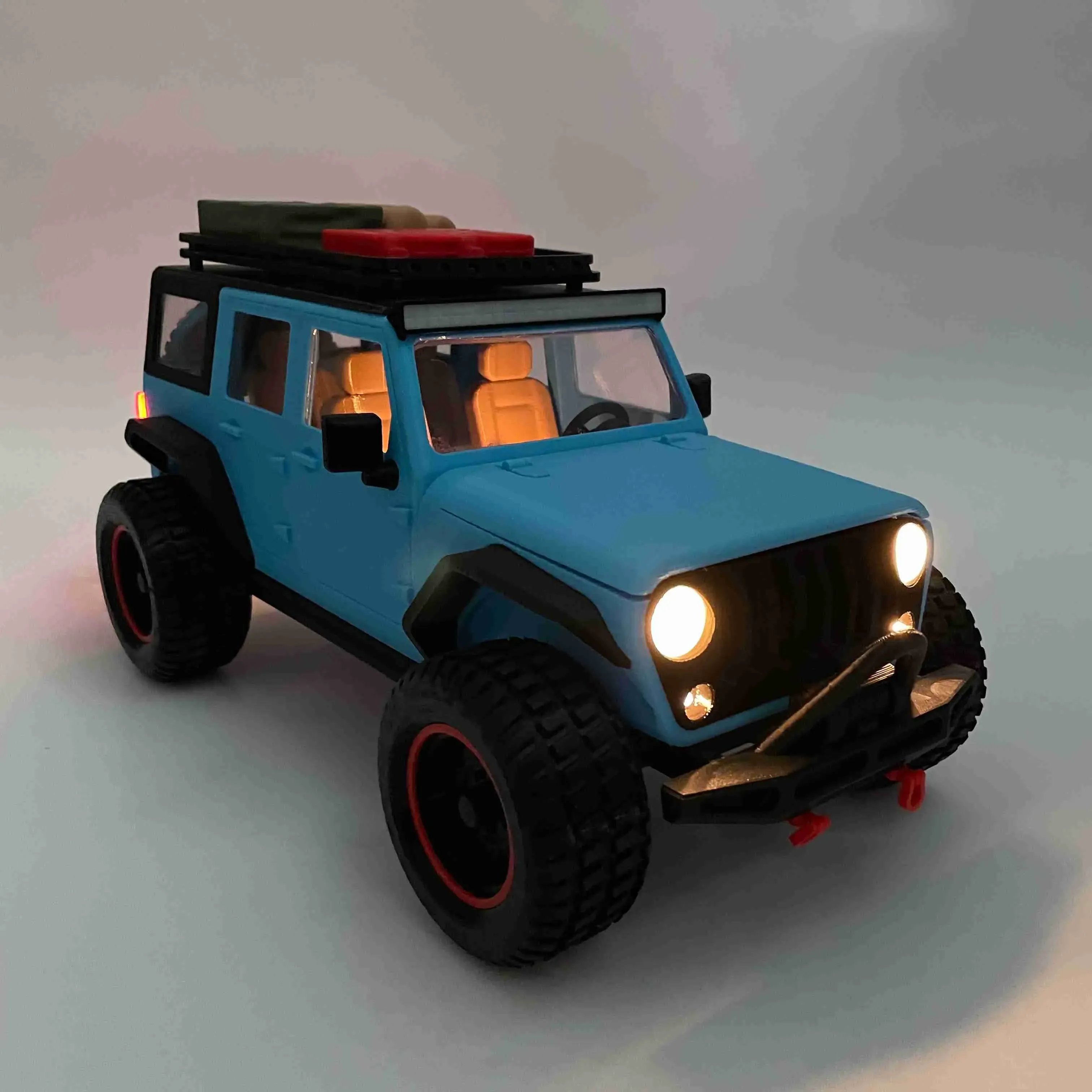 JEEP WRANGLER with removable Hardtop - Scale 1:12