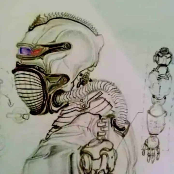 Robot .19 design Low Relief 