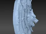 Viking Wolf  Shield-2
