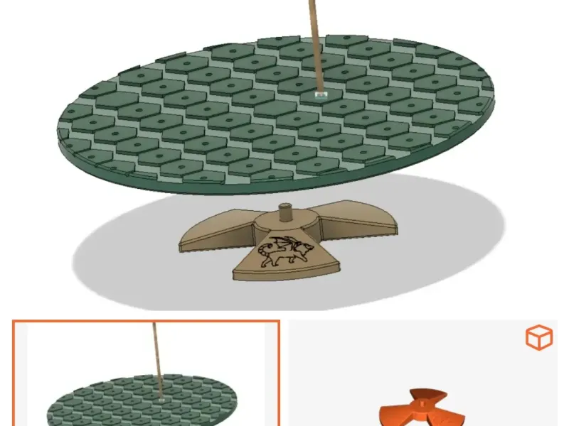 airbrush and painting turntable 