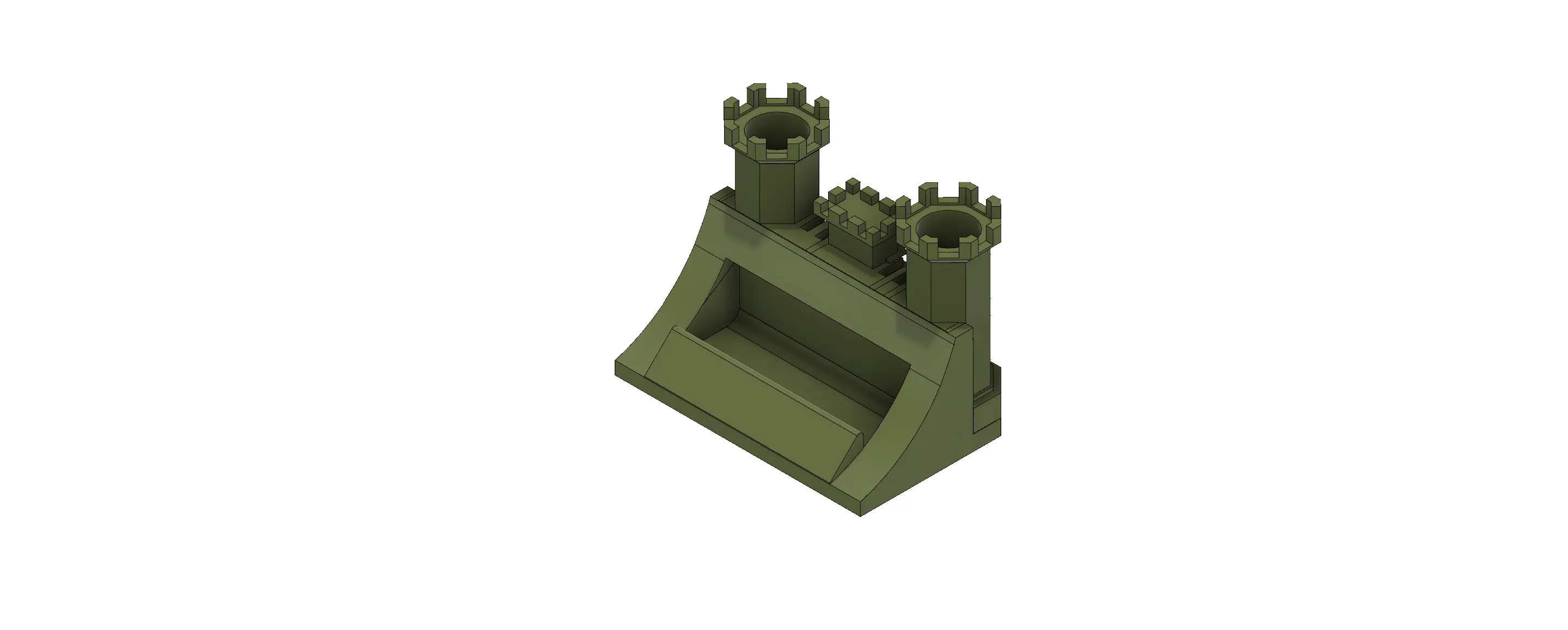 USMC Combat Engineer Castle Business Card Holder