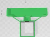 Flush to the wall phone charger holder-0