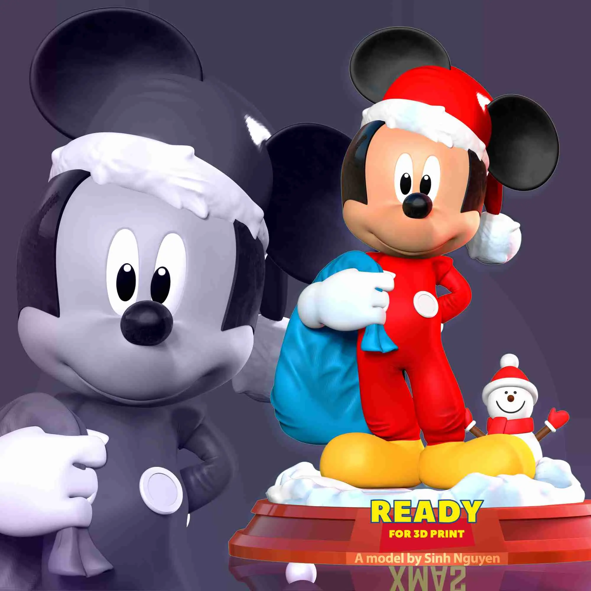 Santa Mickey Mouse