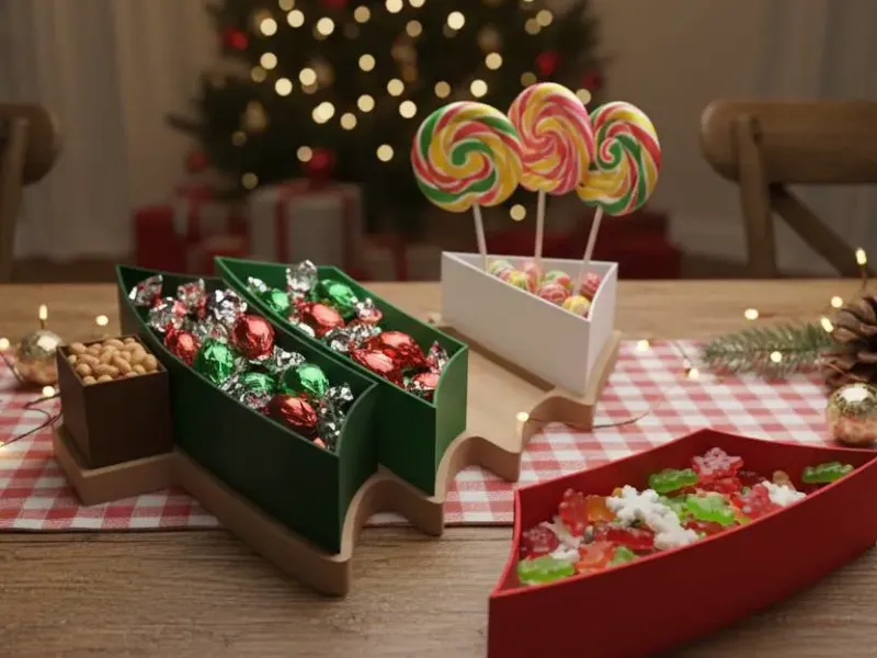 クリスマスツリーおやつボウル - MOKAデザイン