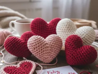 Knitted Heart San Valentine´s