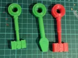 Anti-stress keychain "Tool Set"-screwdriver, wrench, hammer-3
